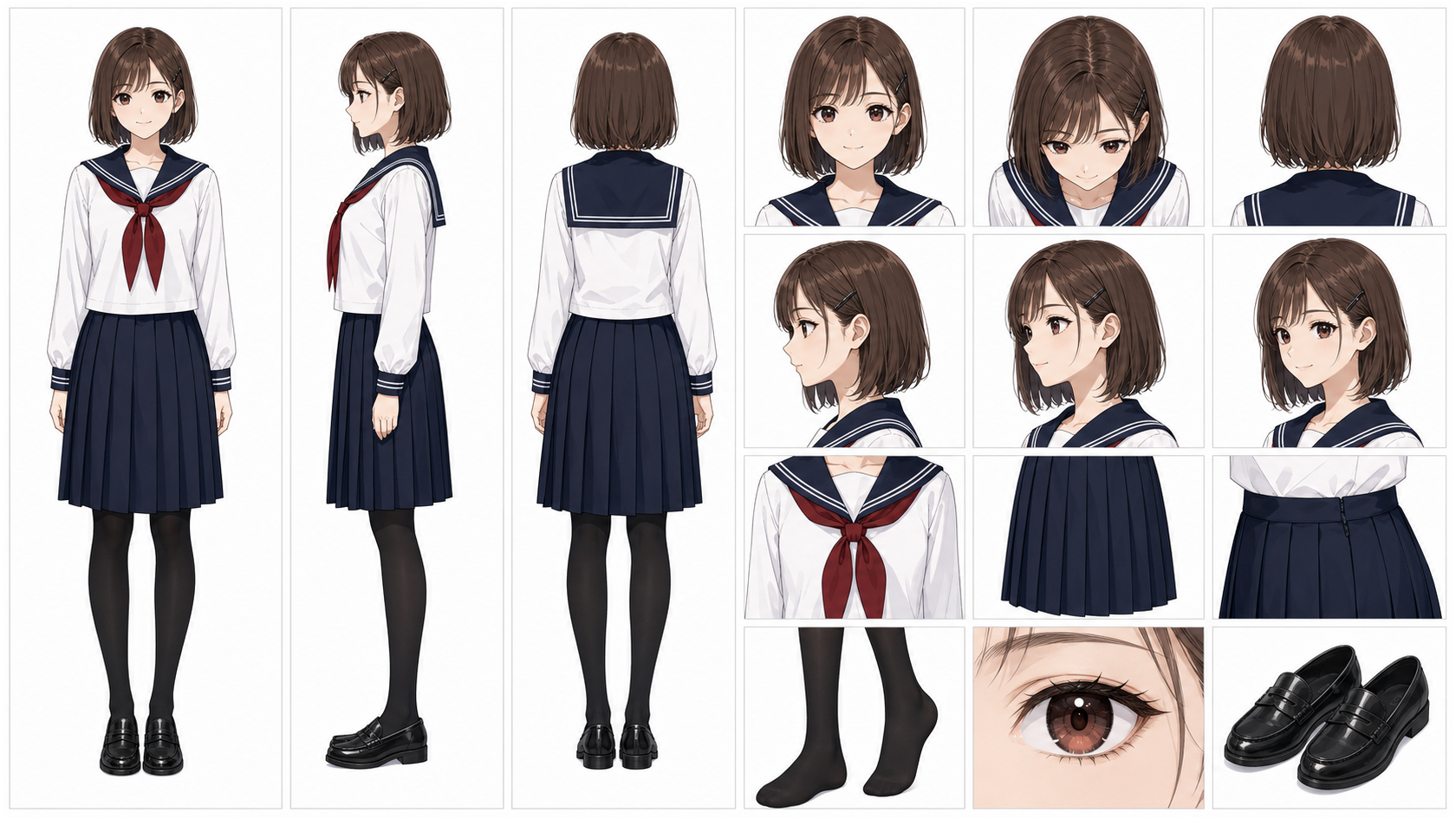桜庭結衣・仮名のキャラクターシート